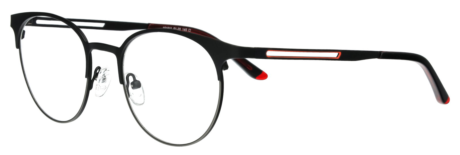 Eyebar Brille Brüssel für Herren in Matt Schwarz 151011